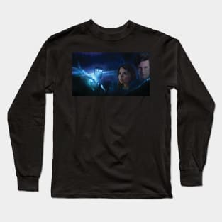 Clara Oswald and The Doctor Graphic Long Sleeve T-Shirt